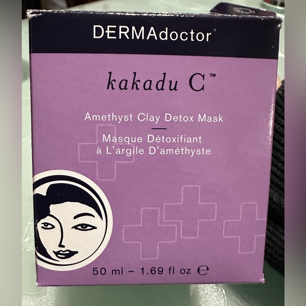 DERMAdoctor Kakadu C Amethyst Clay Detox Mask - Purple 50ml-1.69oz